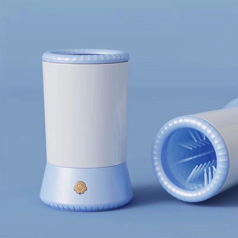 Electric Automatic Pet Paw Cleaner and Massager - USB Rechargeable Portable Dog Paw Washer